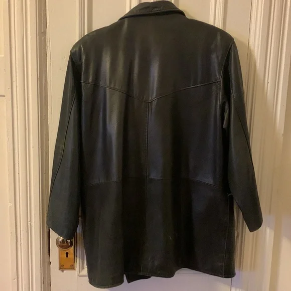 Dimitri Leather 3/4 jacket - Picture 5 of 8